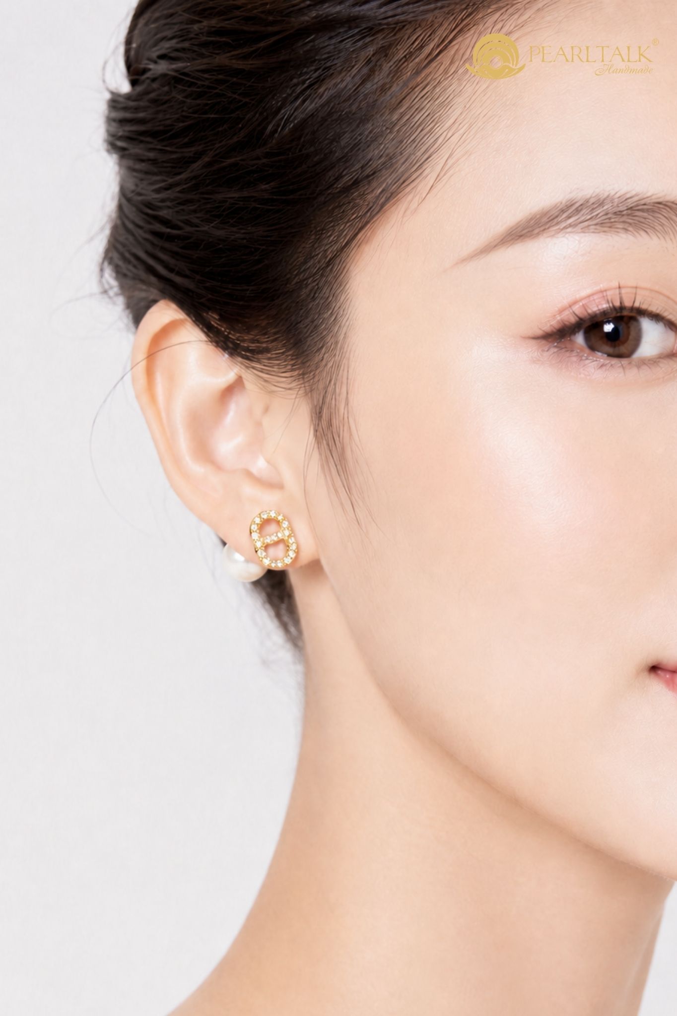 BÔNG TAI NGỌC TRAI FRESHWATER VÀNG 18K